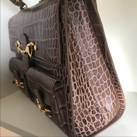 Moschino croc briefcase bag - Picture 14 of 16